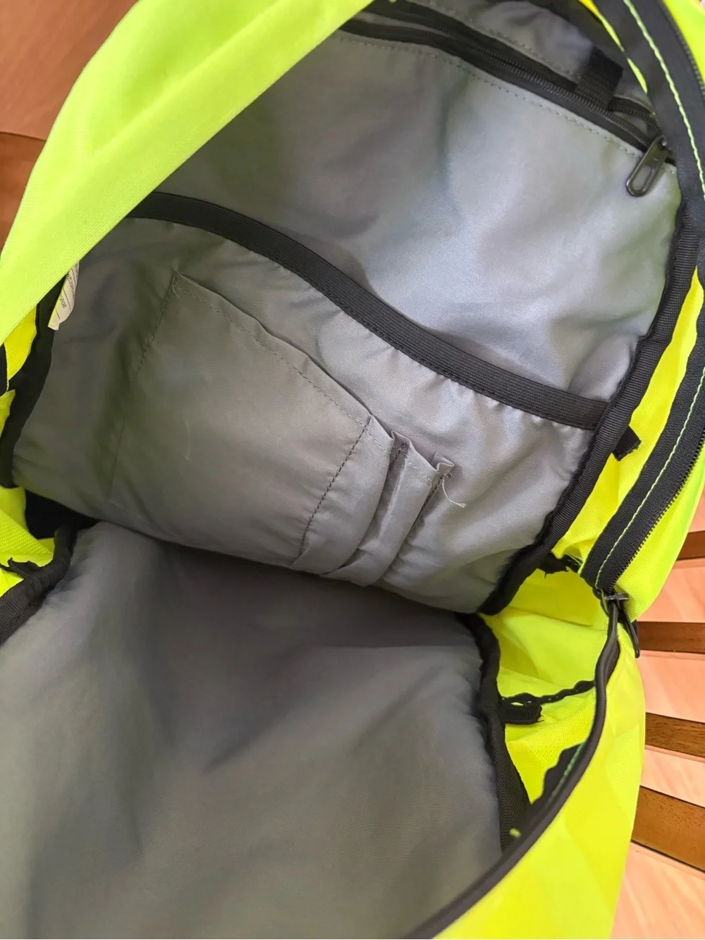 Nike Brasilia Medium Training Backpack BA5329 Neon Yellow Green Mesh